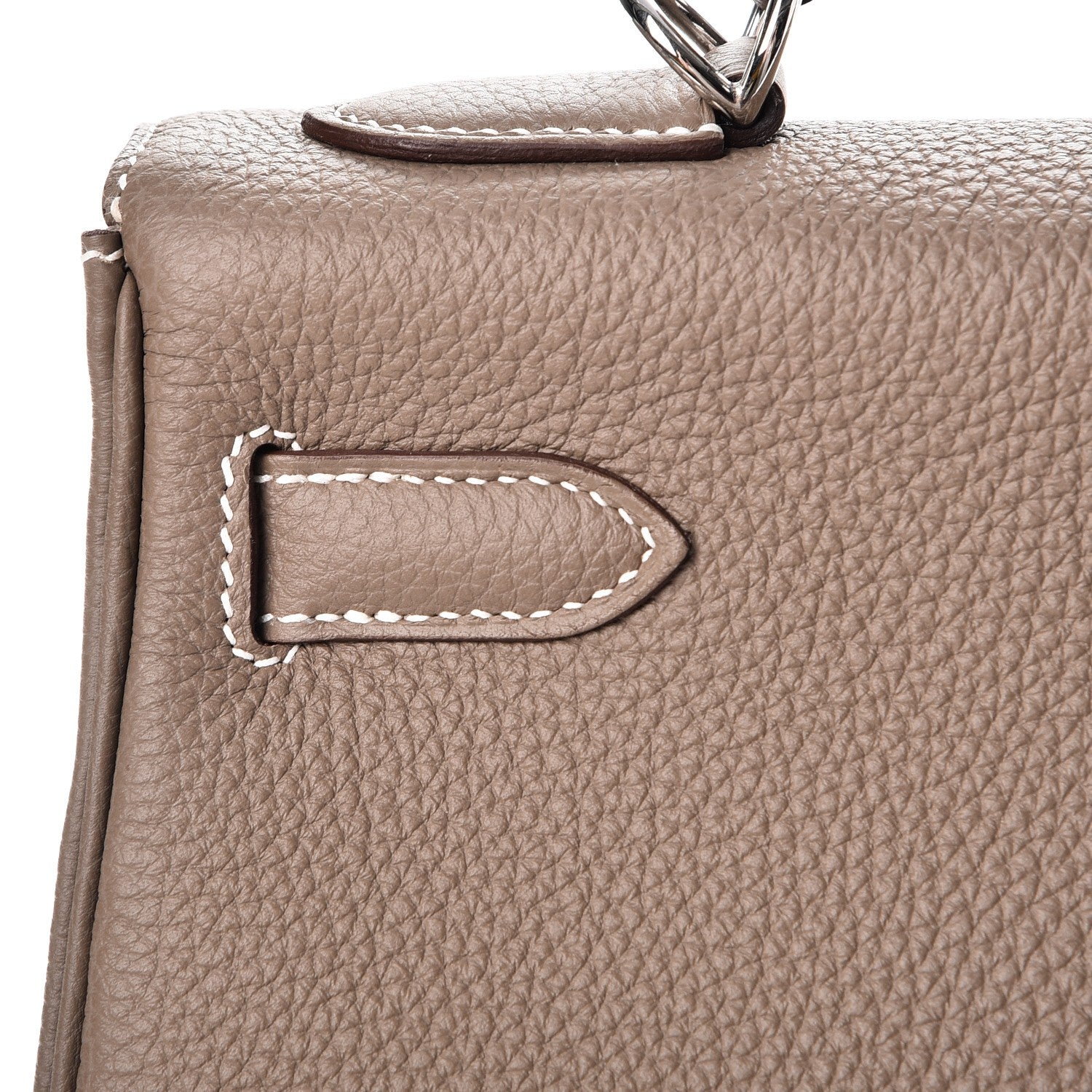 Hermes Togo Kelly Retourne 32 Etoupe 10 of 38