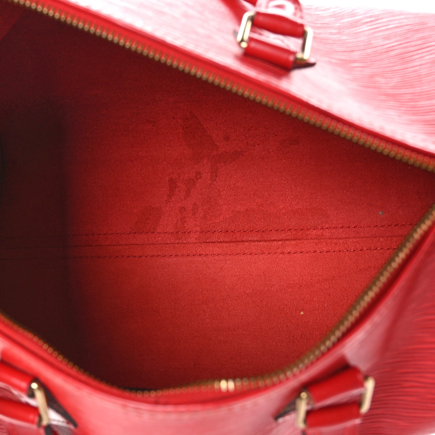 Louis Vuitton Epi Speedy 30 Castillan Red 5 of 13