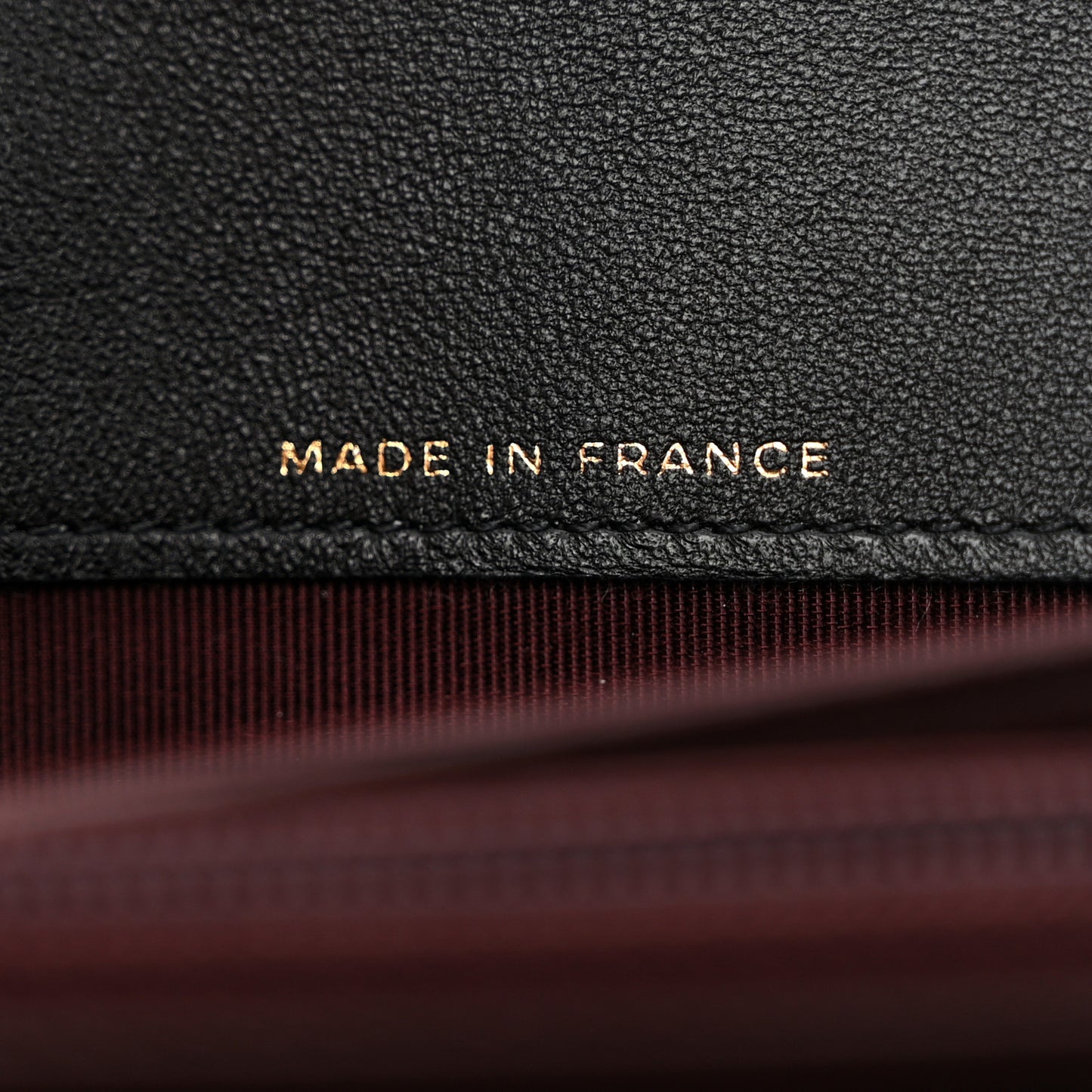 Lambskin Quilted Large Gusset Flap Wallet Black