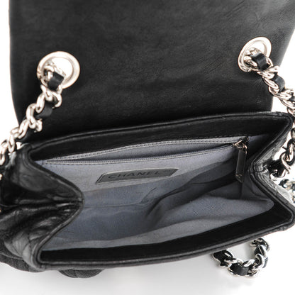 Chanel Washed Lambskin Quilted Mini Chain Around Flap Black 7 of 7