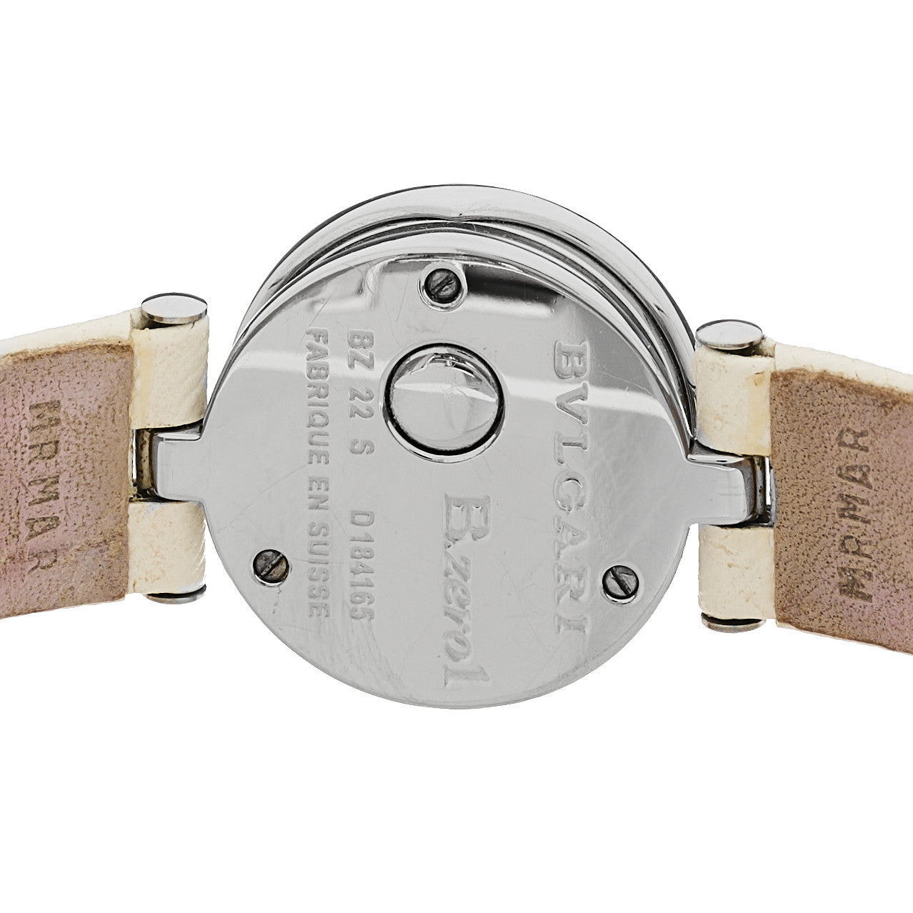 Stainless Steel Calfskin Mother of Pearl 22mm B.Zero1 Quartz Watch