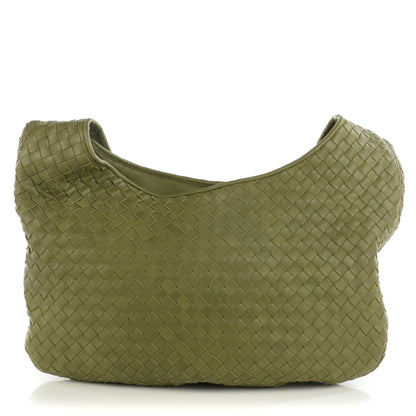 Bottega Veneta Intrecciato Nappa Shoulder Bag Olive 1 of 8