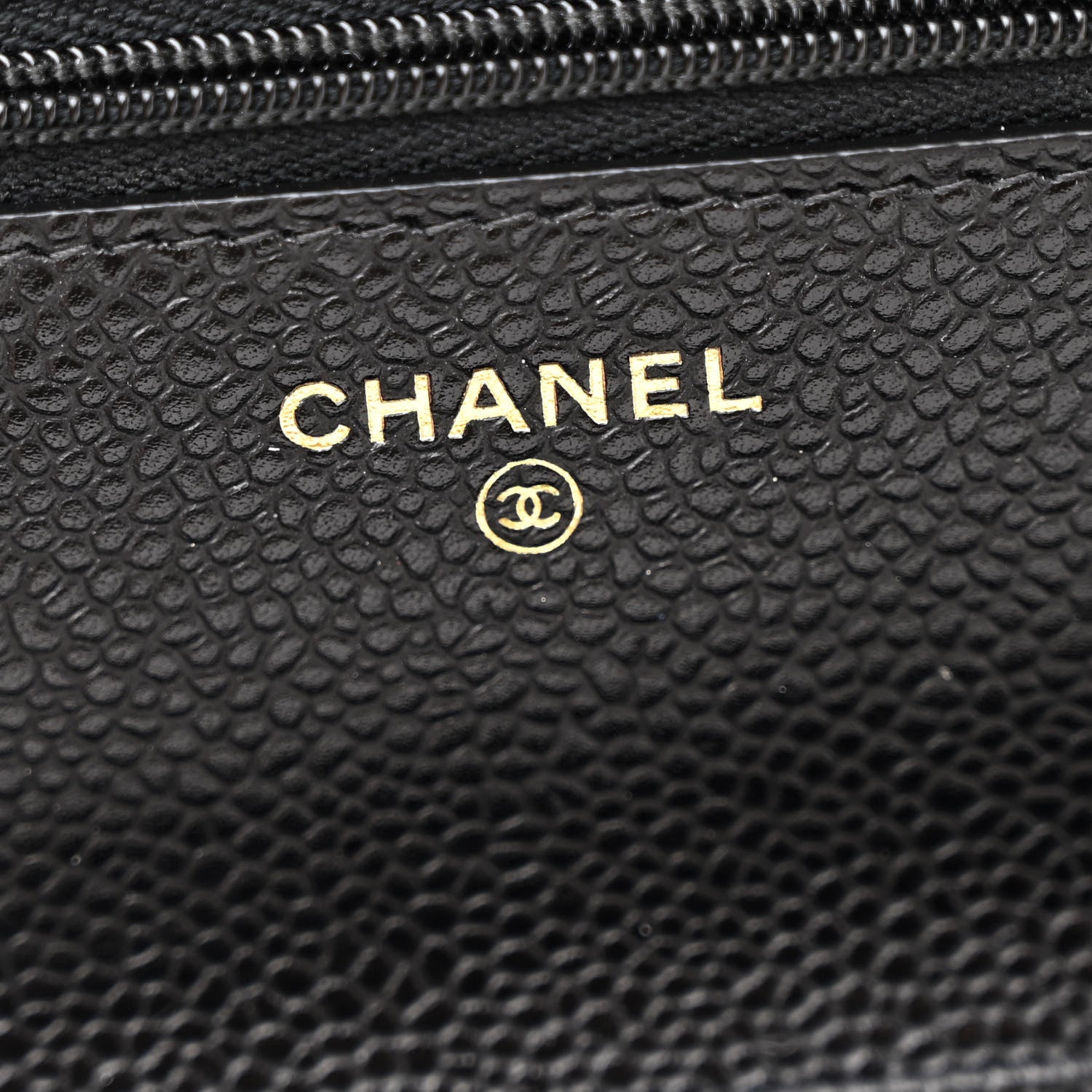 Chanel Caviar Quilted Wallet on Chain WOC Black 6 of 12