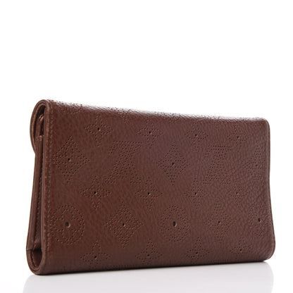 Louis Vuitton Mahina Amelia Wallet Acajou 3 of 10