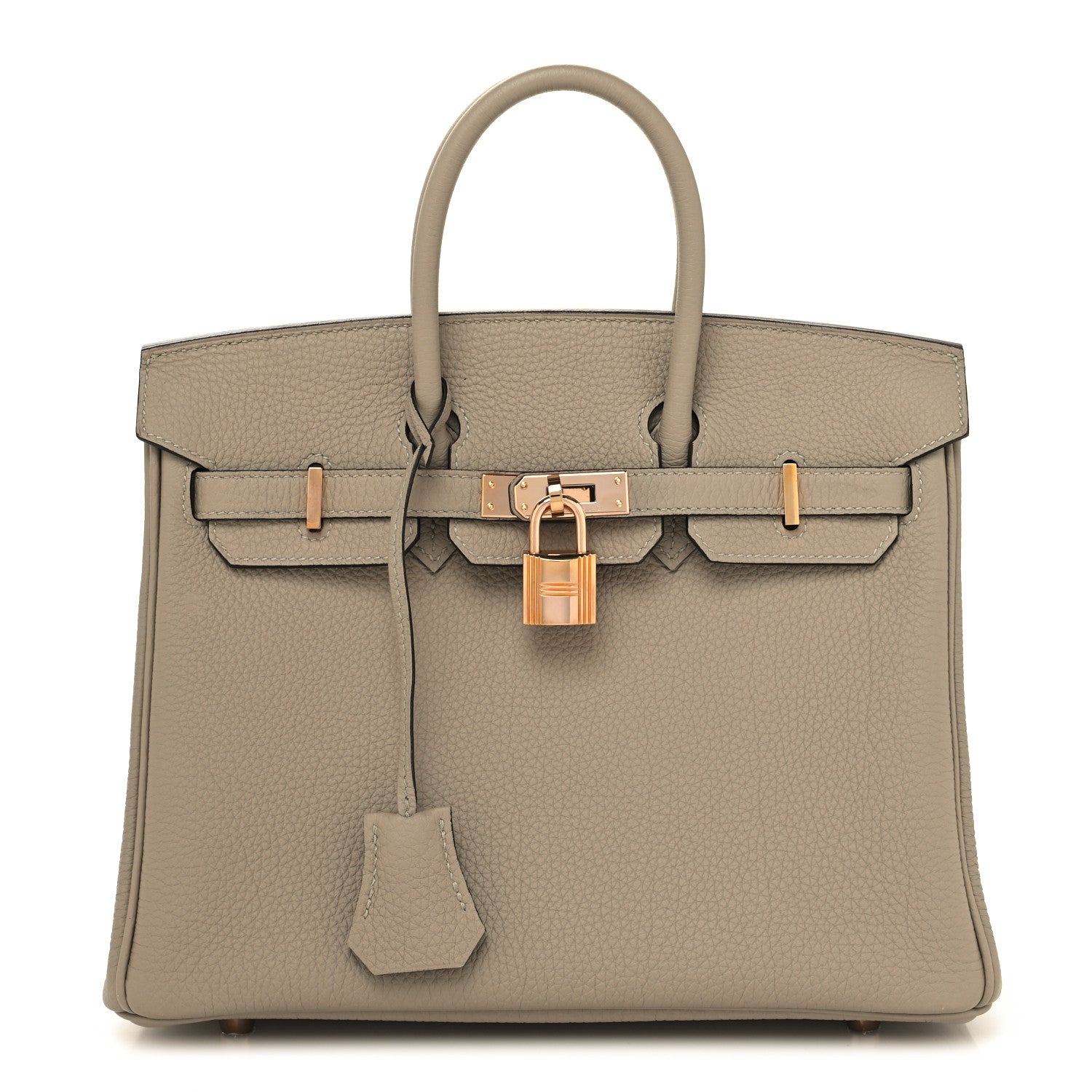 Hermes Togo Birkin 25 Gris Tourterelle 1 of 13