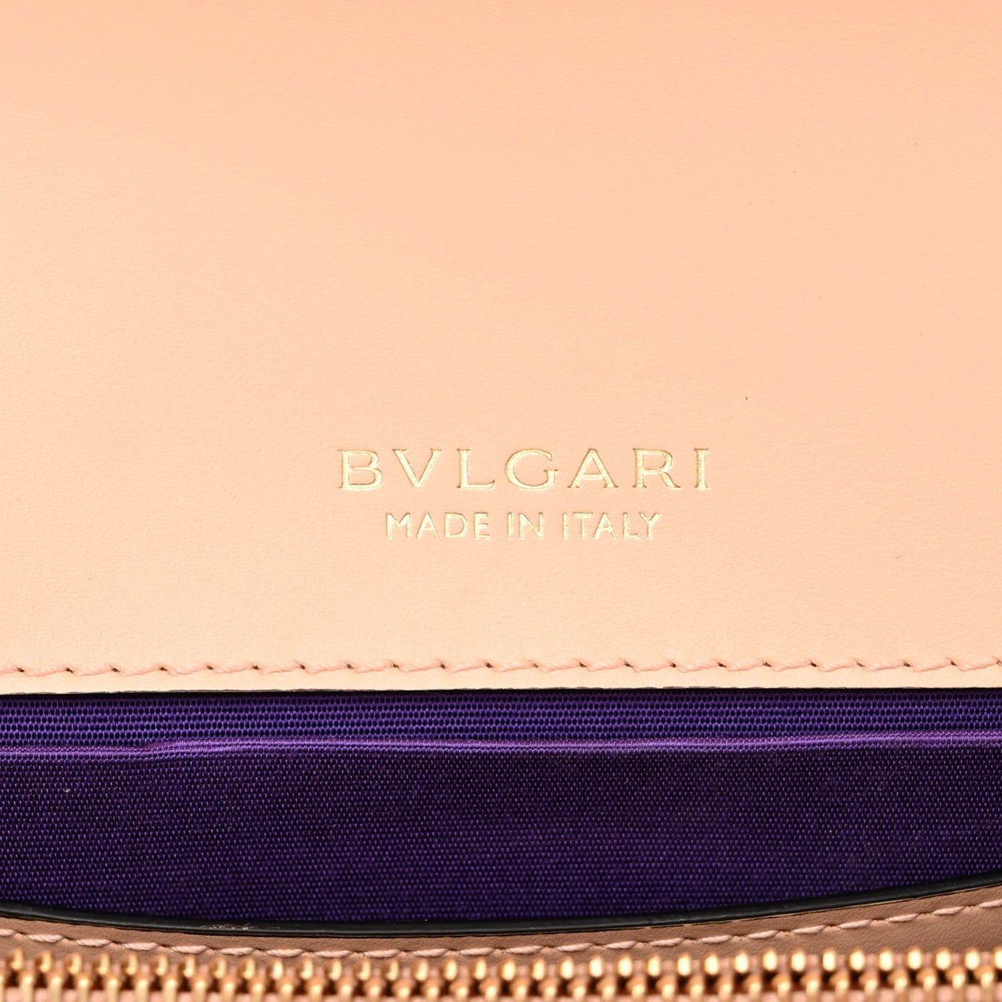 Calfskin Serpenti Forever Small Crossbody Bag Peach