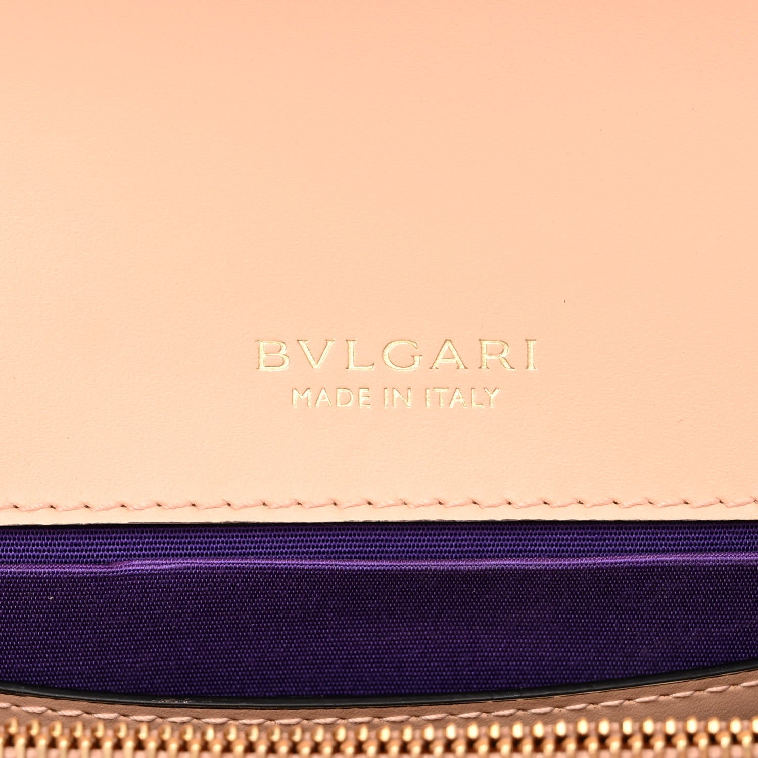 Bulgari Calfskin Serpenti Forever Small Crossbody Bag Peach 6 of 9