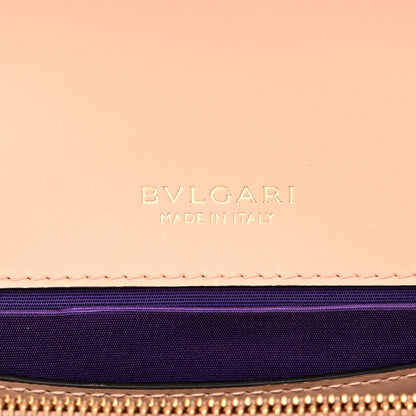 Bulgari Calfskin Serpenti Forever Small Crossbody Bag Peach 6 of 9