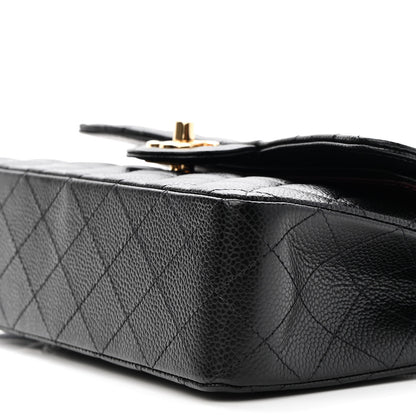 Chanel Caviar Quilted Small Double Flap Black 9 of 9