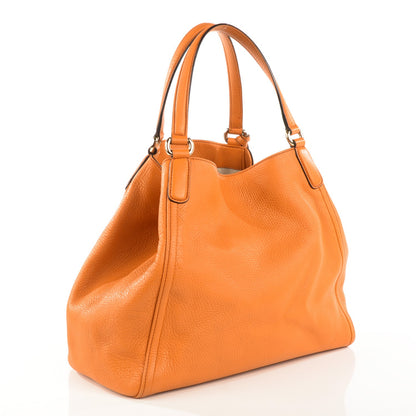 Gucci Pebbled Calfskin Medium Soho Shoulder Bag Curcuma 3 of 8