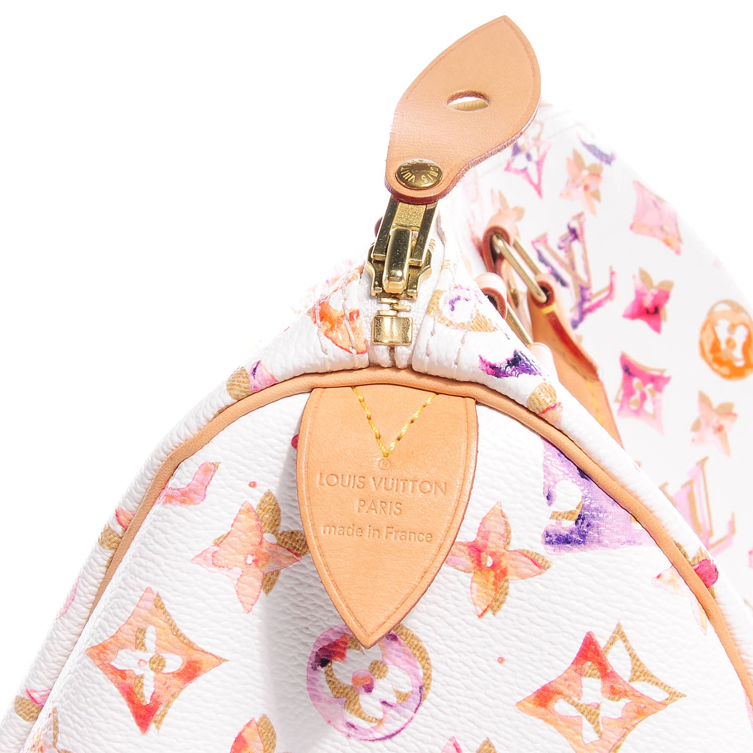 Louis Vuitton Watercolor Aquarelle Speedy 35 White 5 of 7