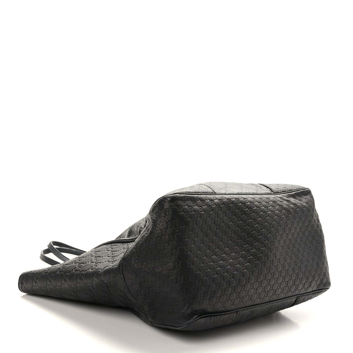 Guccissima Medium Bree Zippered Tote Black
