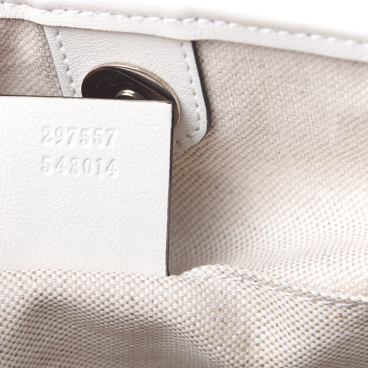 GG Supreme Monogram Stars Childrens Tote White
