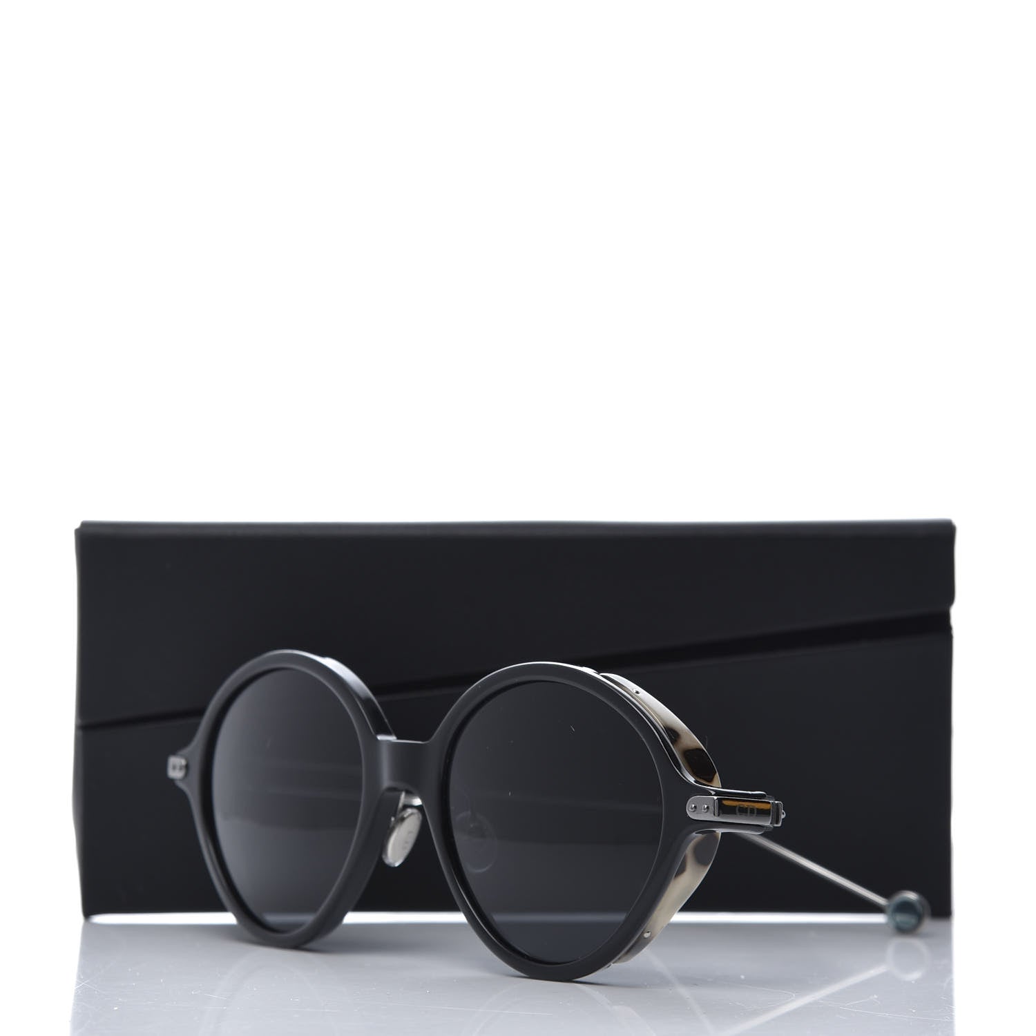 Christian Dior Acetate Umbrage Round Sunglasses Tortoise Black 8 of 8