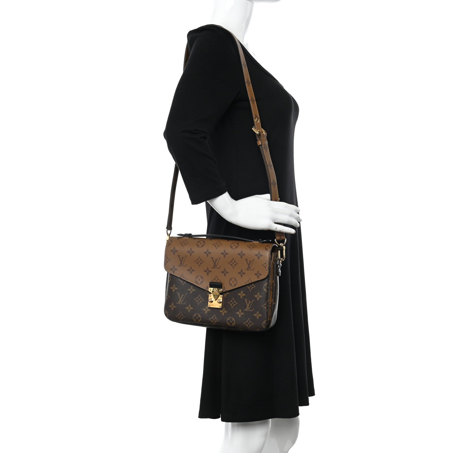 Louis Vuitton Reverse Monogram Pochette Metis 2 of 15