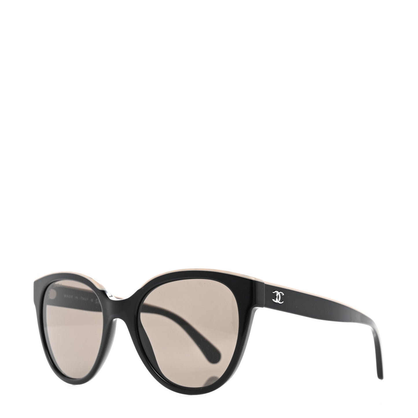 Acetate CC Butterfly Sunglasses 5414 Black Beige