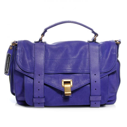 Proenza Schouler Lambskin PS1 Medium Satchel Purple Rain 1 of 8