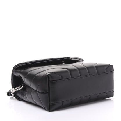 Saint Laurent Calfskin Y Quilted Monogram Toy Loulou Crossbody Bag Black 3 of 10