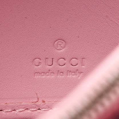 Gucci GG Supreme Monogram Strawberry Flap Wallet Light Pink 6 of 12