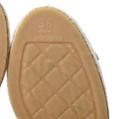 Chanel Mesh Grosgrain CC Espadrilles 36 Pink 10 of 11