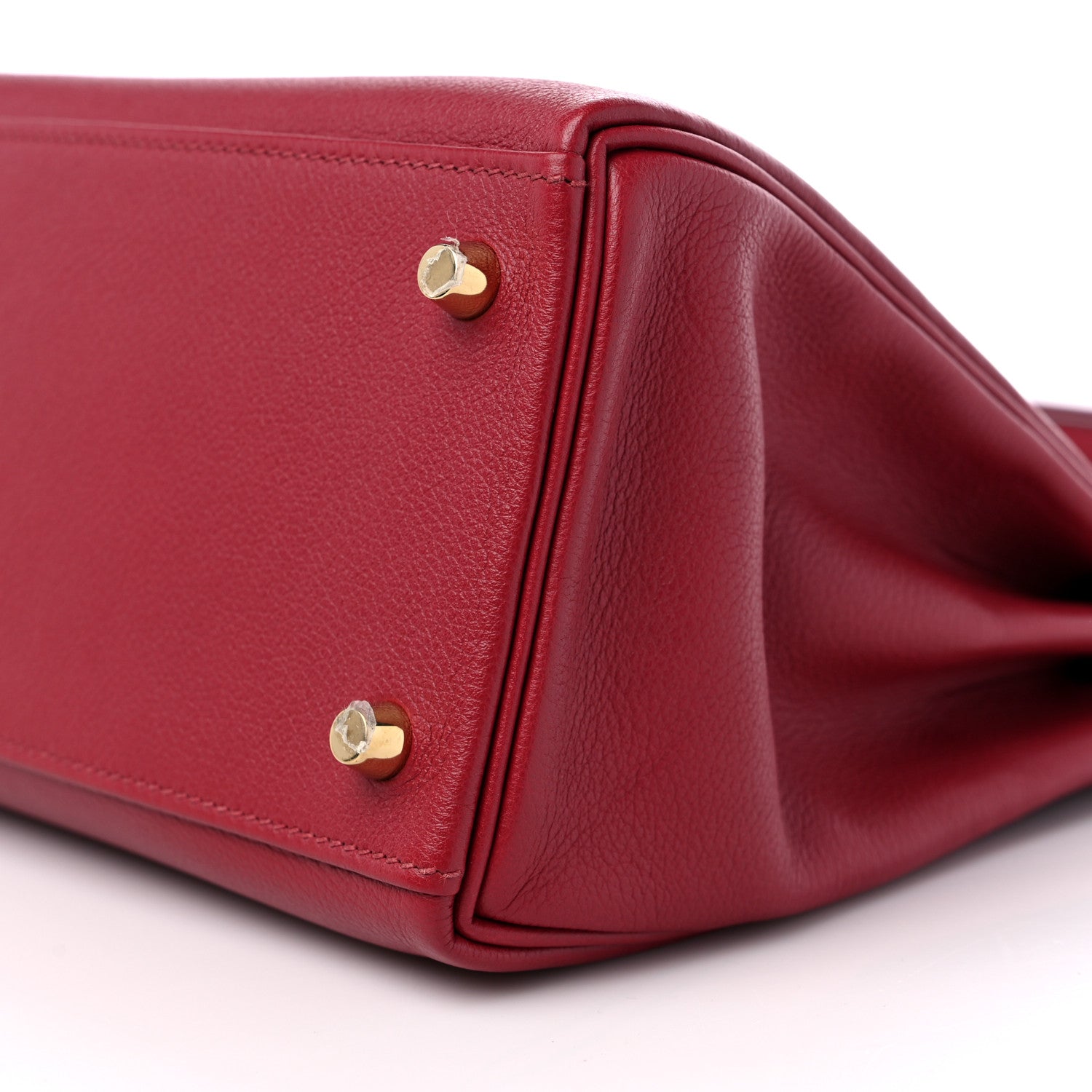 Hermes Evercolor Kelly Retourne 28 Rouge Grenat 9 of 9