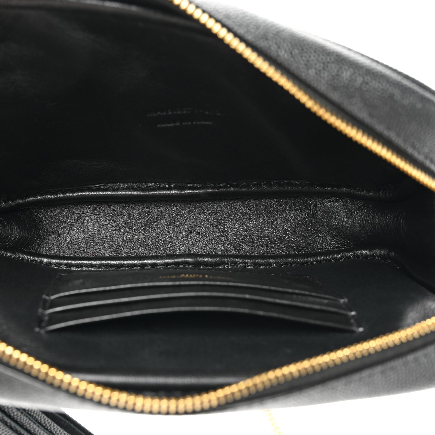 Grain De Poudre Matelasse Monogram Mini Lou Camera Bag Black