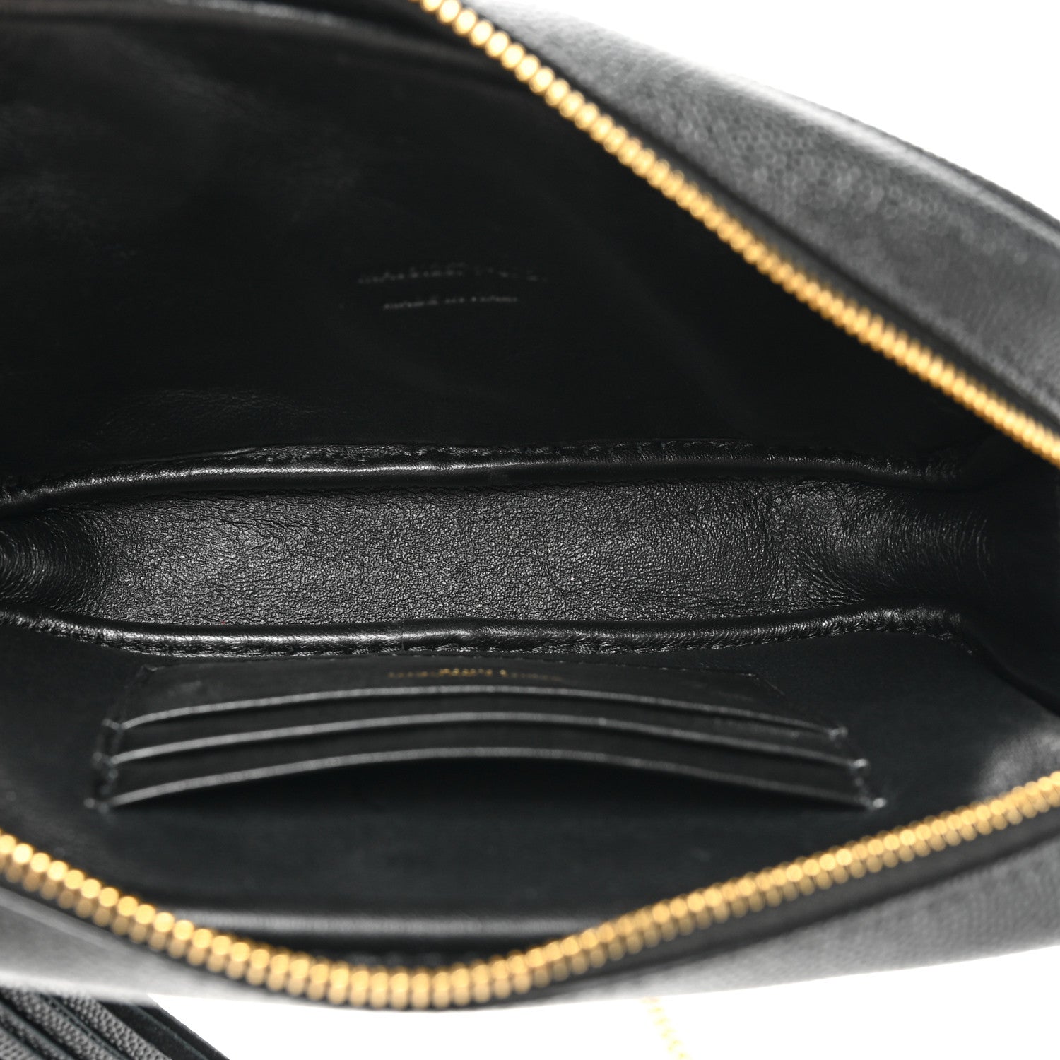 Saint Laurent Grain De Poudre Matelasse Monogram Mini Lou Camera Bag Black 5 of 12