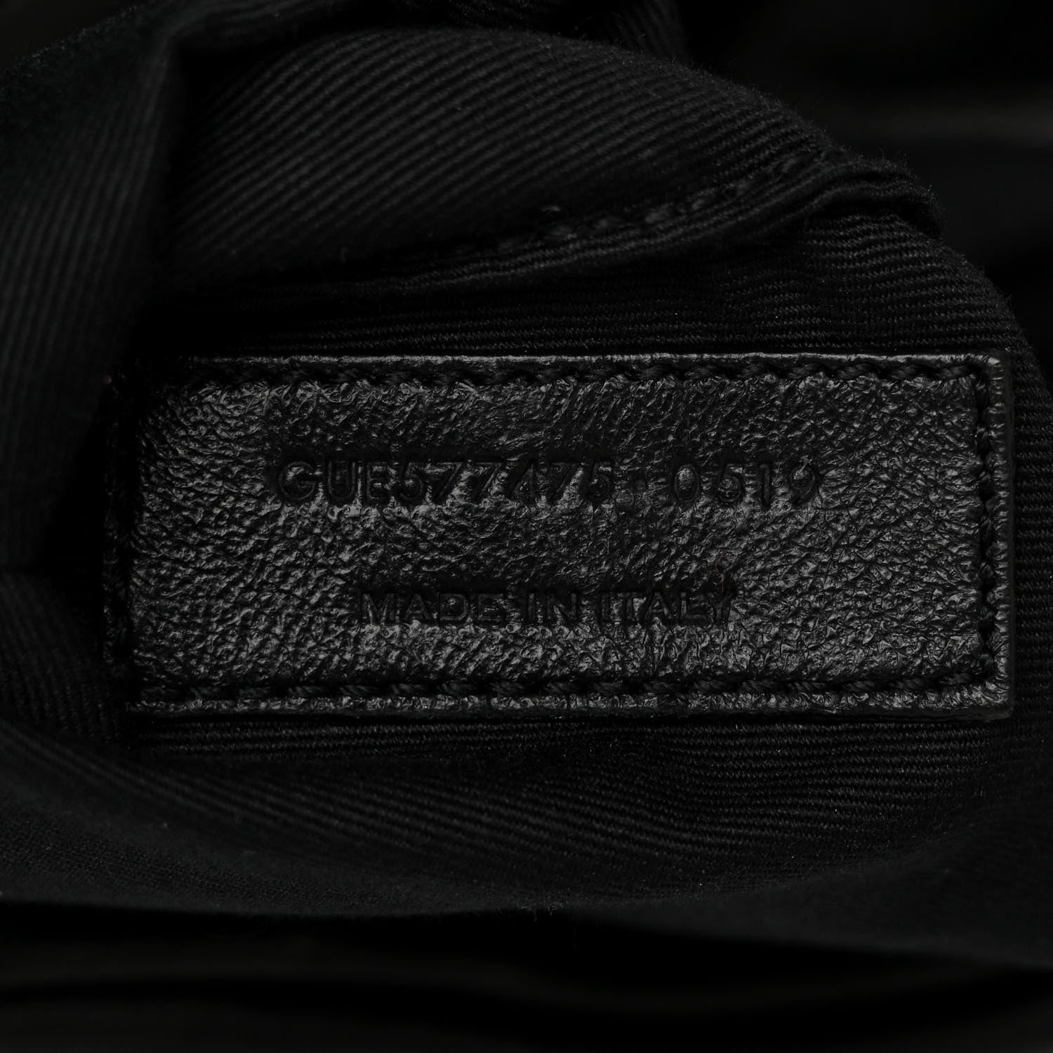 Saint Laurent Lambskin Quilted Medium Loulou Puffer Monogram Chain Satchel Black 7 of 10