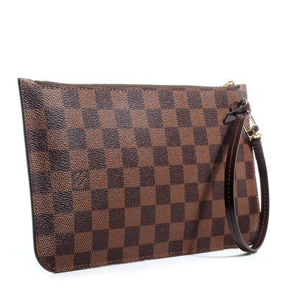 Louis Vuitton Damier Ebene Neverfull MM GM Pochette 3 of 8