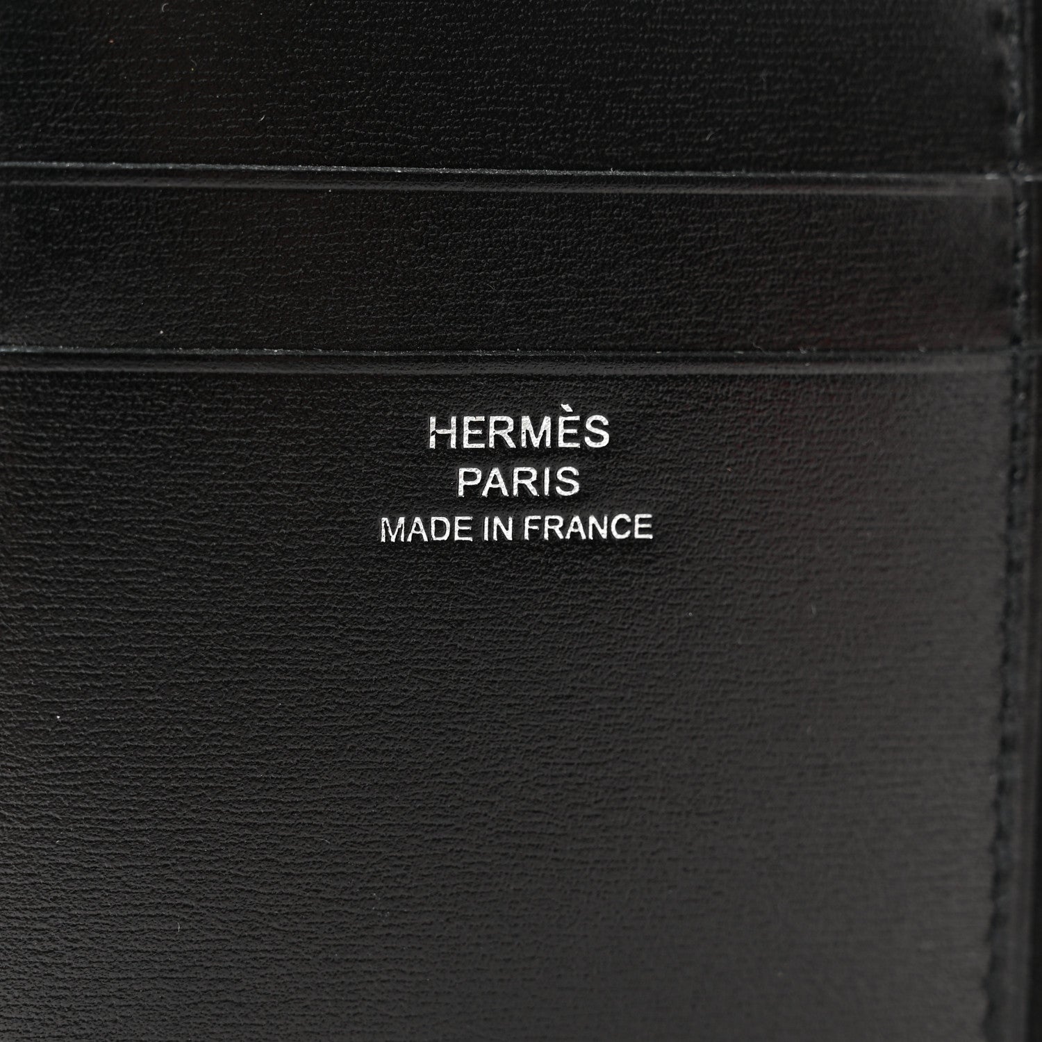Hermes Box MC2 Euclide Card Holder Case Black 6 of 7