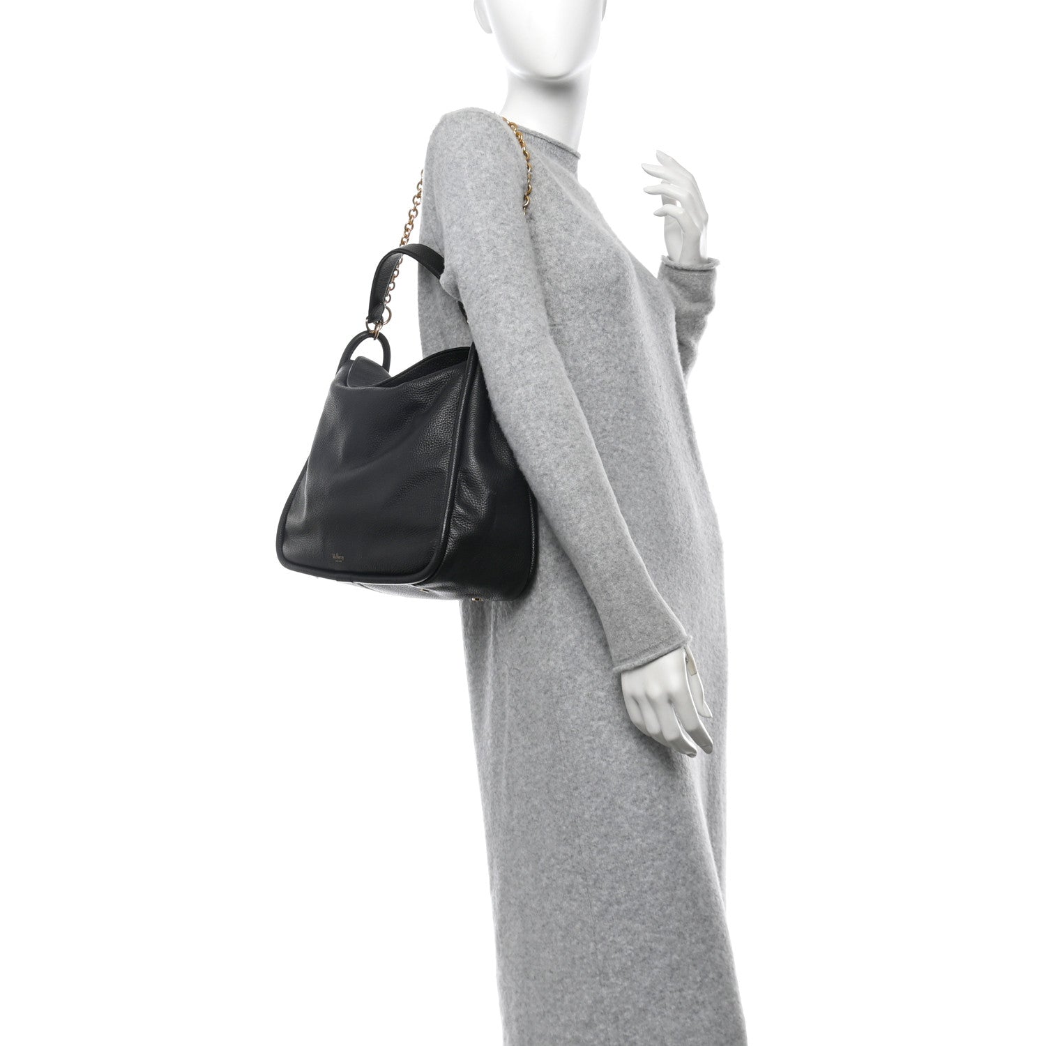 Mulberry Small Classic Grain Leighton Black 2 of 10