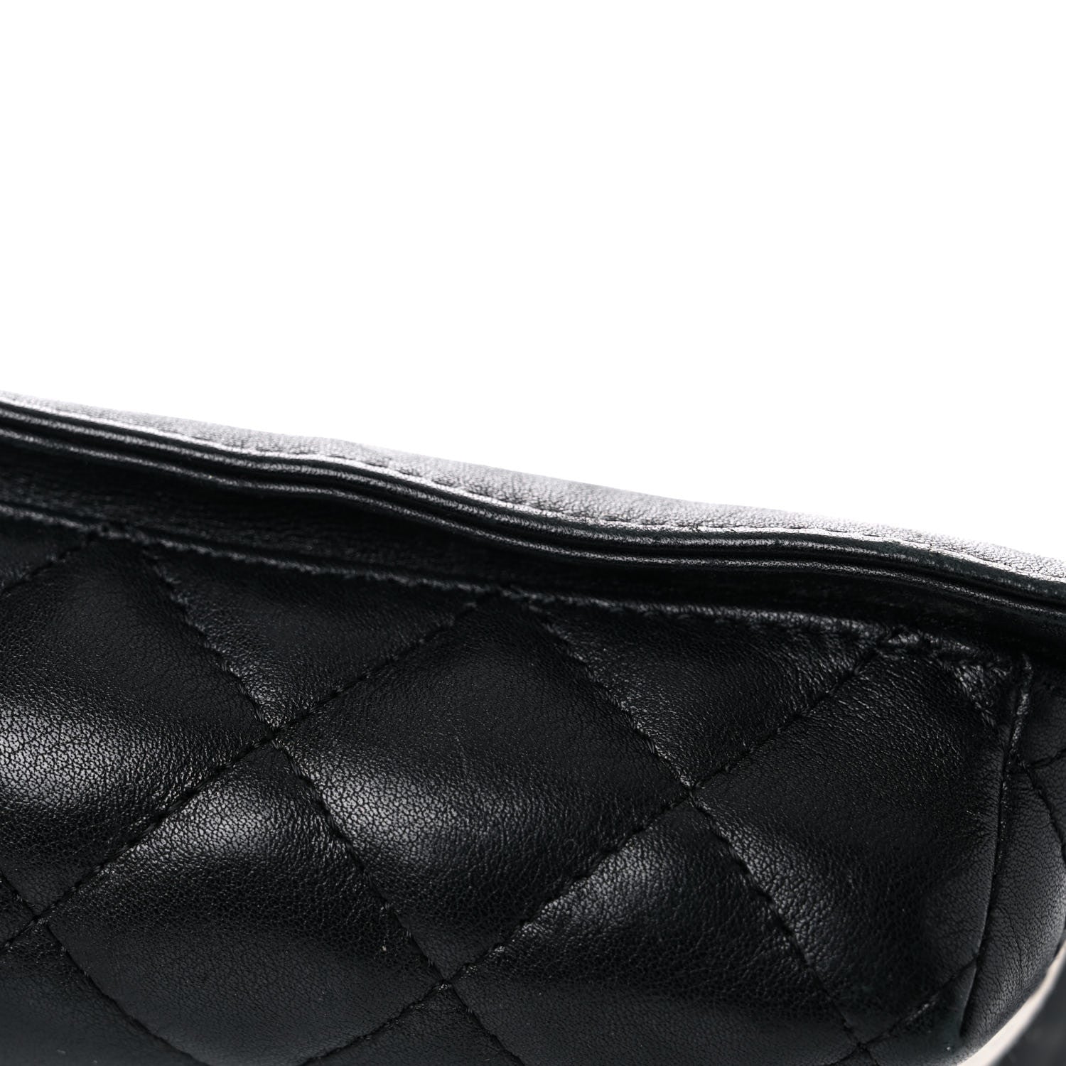 Chanel Calfskin Quilted Cambon Multipocket Shoulder Bag Black 13 of 22