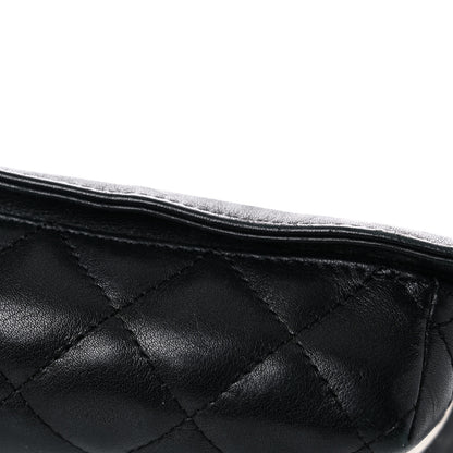 Chanel Calfskin Quilted Cambon Multipocket Shoulder Bag Black 13 of 22