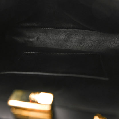 Fendi Nappa Studded Mini Peekaboo Iconic Satchel Black 6 of 12