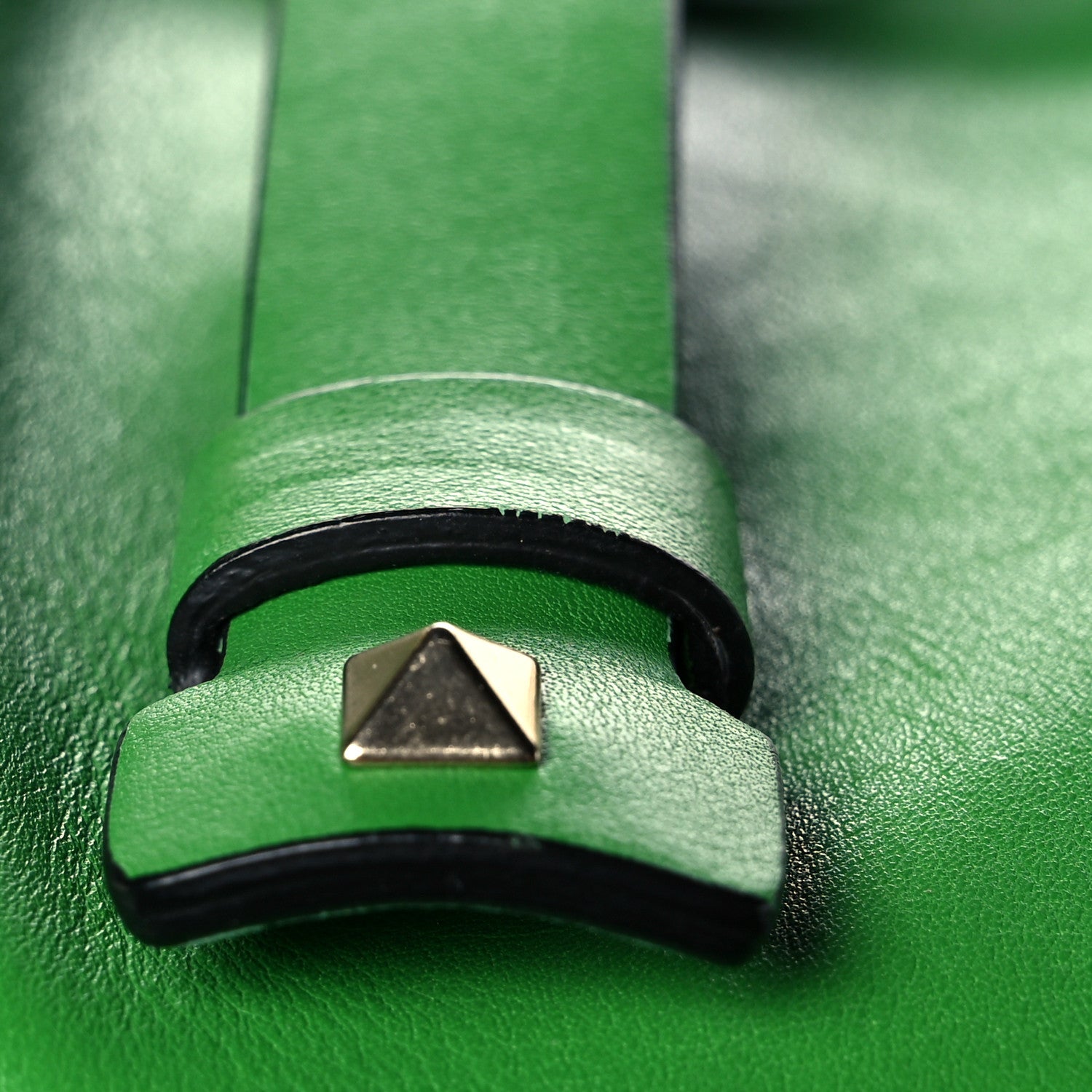 Valentino Garavani Calfskin Medium Rockstud All Over Backpack Green 13 of 20