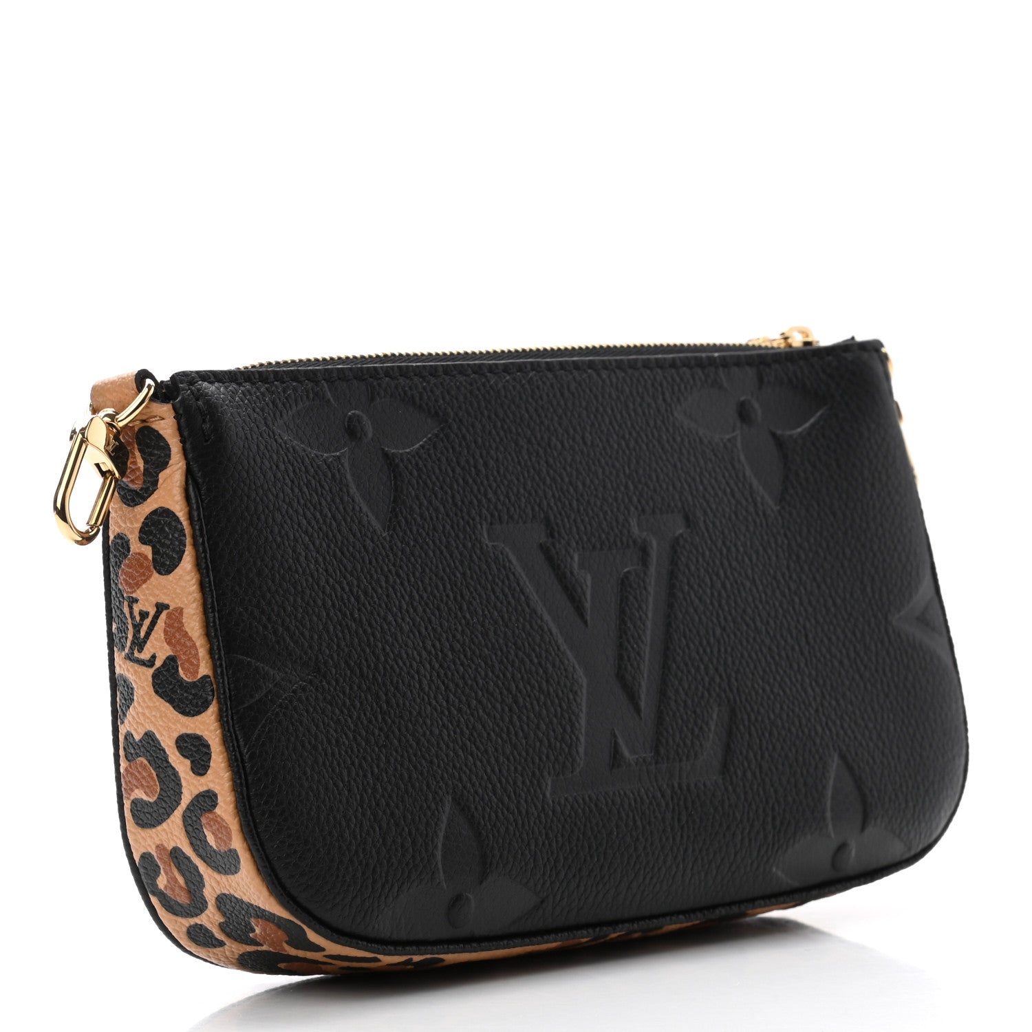 Louis Vuitton Empreinte Monogram Giant Wild At Heart Multi Pochette Accessories Mini Pochette Black 3 of 6
