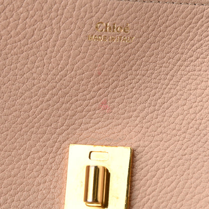 Chloe Grained Lambskin Drew Shoulder Bag Cement Pink 8 of 11