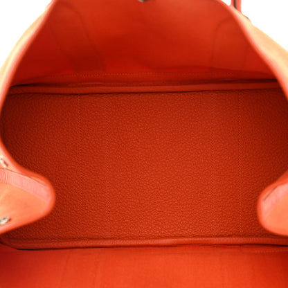 Hermes Toile Negonda Garden Party Tote 36 MM Orange 5 of 11