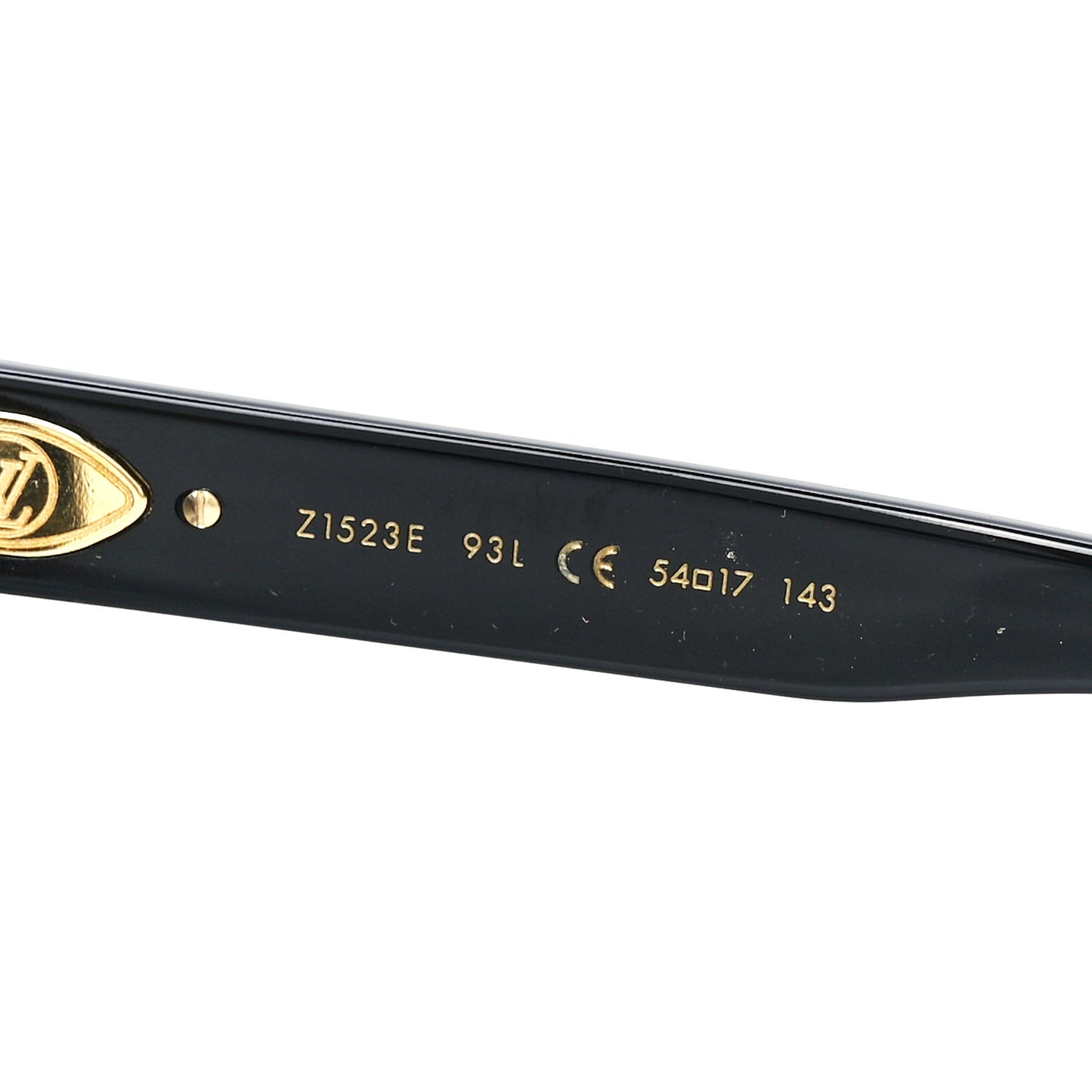 Acetate My Monogram Square Sunglasses Z1523E Black