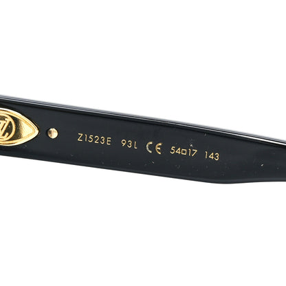 Louis Vuitton Acetate My Monogram Square Sunglasses Z1523E Black 6 of 8
