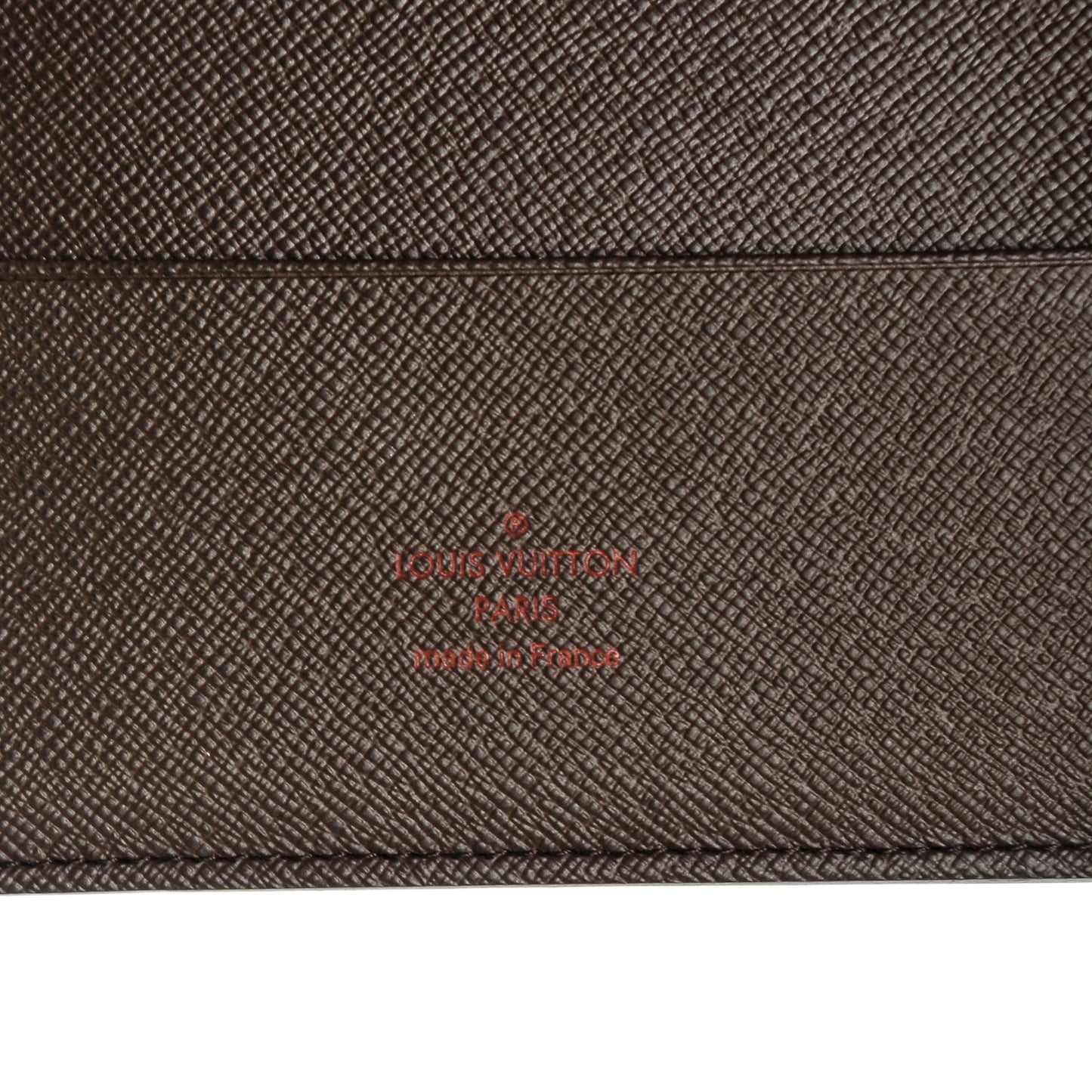 Damier Ebene Large Ring Agenda Cover