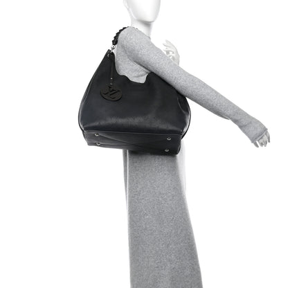 Louis Vuitton Mahina Carmel Hobo Black 2 of 9