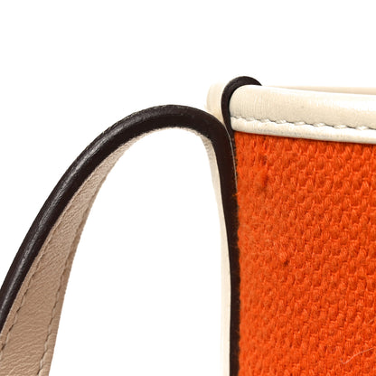Hermes Swift Toile H Cabas H En Biais 27 Orange 11 of 11