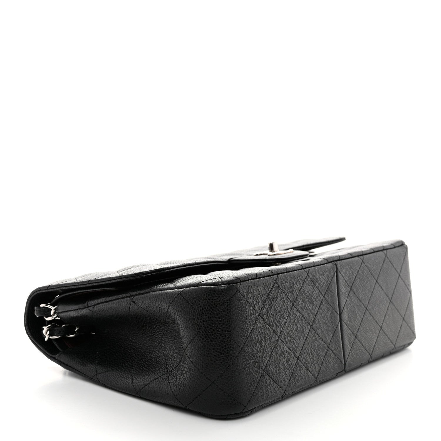 Chanel Caviar Quilted Jumbo Double Flap Black 4 of 10