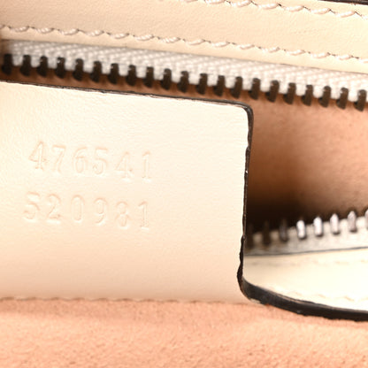 Gucci Calfskin Small Queen Margaret Top Handle Bag Mystic White 7 of 10