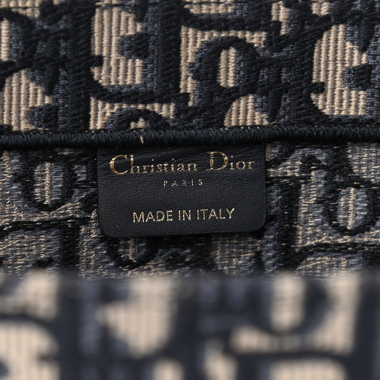 Christian Dior Oblique Medium Book Tote Blue Multicolor 6 of 10