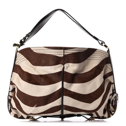 Jimmy Choo Pony Hair Zebra Print Shoulder Bag 1 of 19