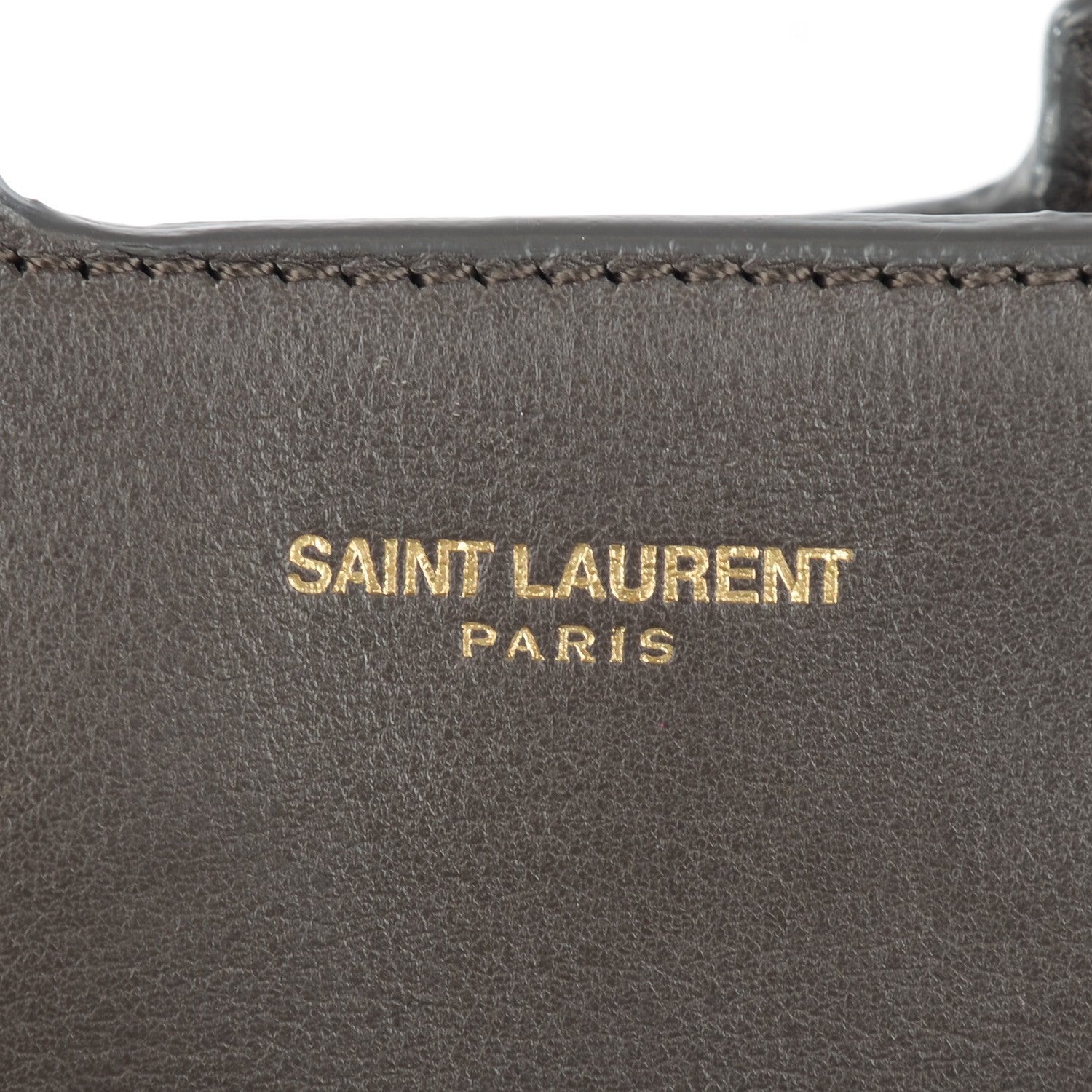 Saint Laurent Calfskin Small Classic Y Cabas Grey 5 of 9
