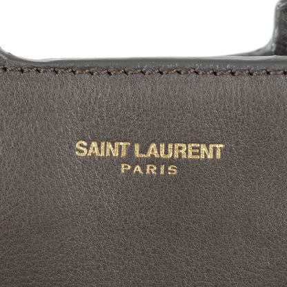 Saint Laurent Calfskin Small Classic Y Cabas Grey 5 of 9