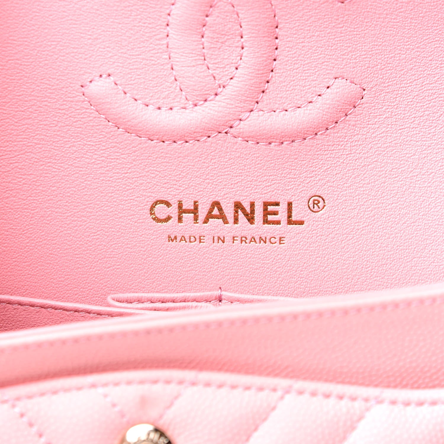 Chanel Caviar Chevron Quilted Small Double Flap Pink 6 of 12